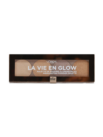 LPA0221 LP LA VIE EN GLOW HIGHLIGHTING POWDER PALETTE 5G / 01 WARM GLOW-1